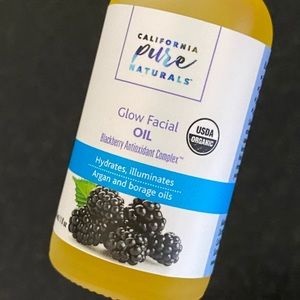 California Pure Naturals Glow Facial Oil 30ml NEW